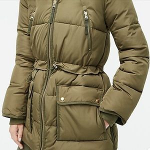 JCREW Chateau Puffer Jacket with Primaloft